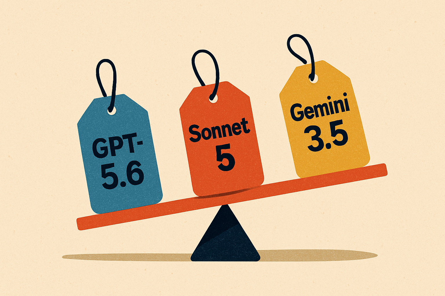 Three price tags on a balance beam, one quietly heavier than it reads
