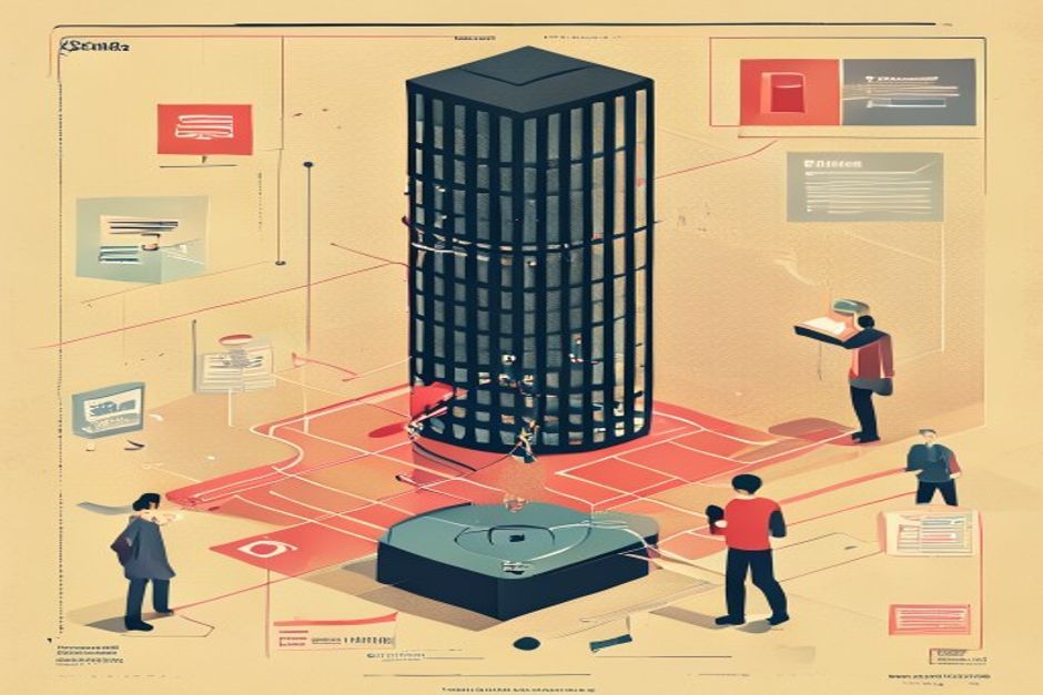 A always-running memory loop feeding a small SQLite cylinder while a dormant vector-database rack sits unplugged in the background, two agent-team clusters and a giant open-weight file downloading at the edges
