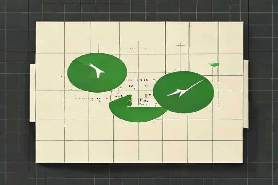 Three green-circled dates on a dark monospace calendar, one circle broken open with an arrow escaping, cold grid
