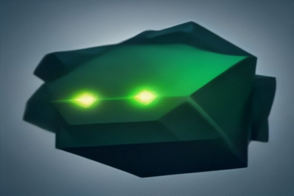 A price tag falling past zero into negative numbers, a founder cheerfully nailing it lower while a CFO with a flashlight searches an empty vault labeled 'margin' — green news identity with one amber accent, no text or logos