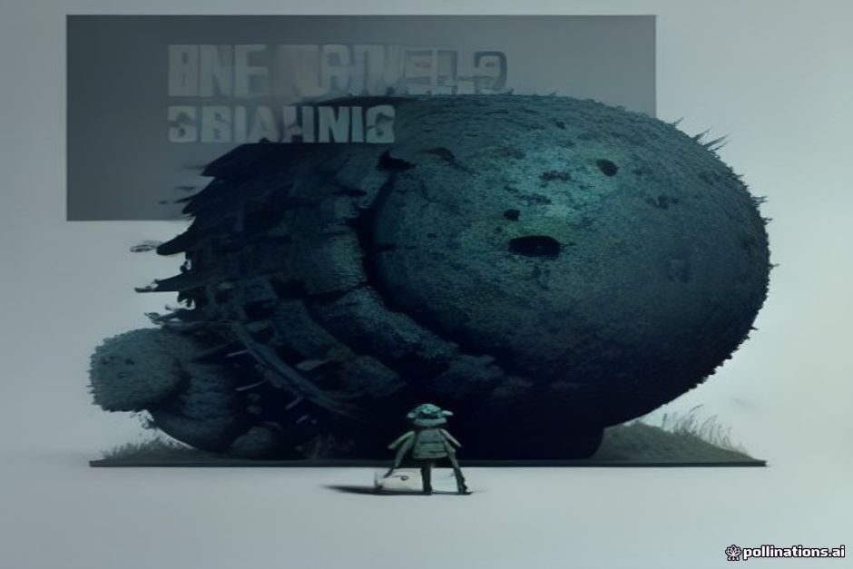 A dark charcoal morning-briefing field with a green news-identity spine down the left; three stacked story bars of descending weight — a large one labeled with a big rounded weight-block (a trillion-parameter 'chonk') carrying a small open-padlock glyph, a middle one showing stacked server racks feeding a money arrow, a smaller one showing a tiny house icon wired to an agent node; IBM Plex Mono figures (~1T, $4B, $2.3B) set beside each bar; no logos, no real wordmarks