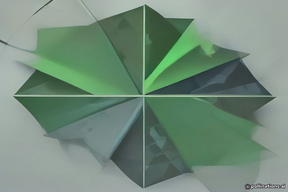 A dark charcoal field in which four separate green spark-points — two on the left, two on the right — each unfold into a small open lattice of thin lines, and all four lattices drift toward a single plain IBM Plex Mono block at center labeled faintly 'your product'; the open lattices are bright and identical to signal commodity, the central block is the only warm amber element, signalling that the value has moved from the parts to the thing assembled from them; no logos, no faces