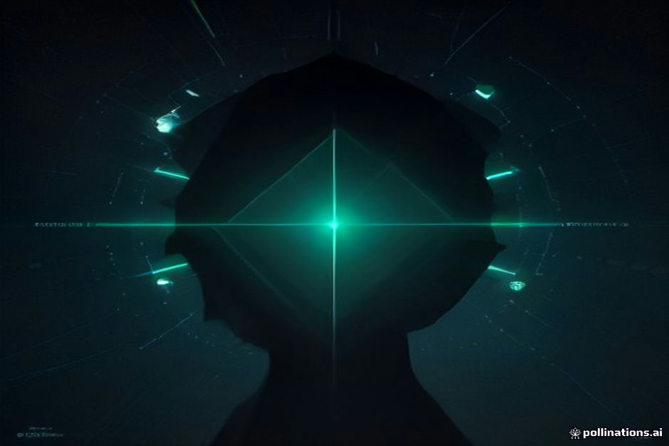 A dark charcoal field with a single bright agent node at center connected by faint green lines to a small ring of watcher nodes around it; two of the connecting lines are severed, their watcher nodes gone dark; no faces, no logos, IBM Plex Mono labels faint and unreadable