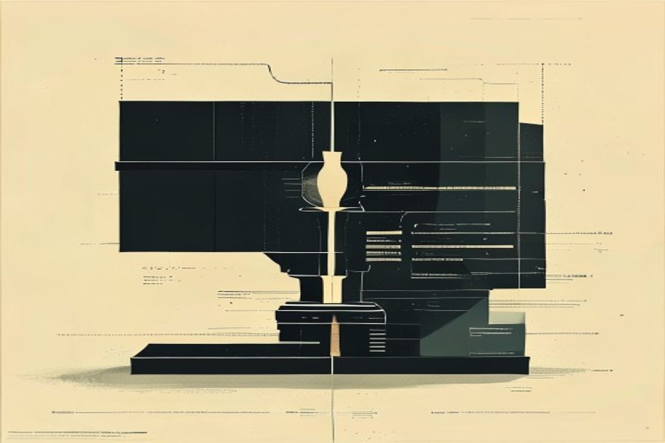 A monolithic black box funnel on the left swallowing every data pipe, versus a composable layout on the right where a thin detection layer taps streams that flow on to storage the team already owns