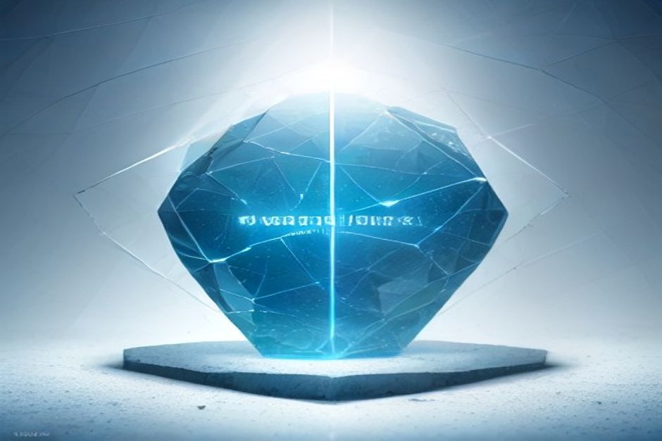 A single approval prompt shown as a thin cracked pane of glass, with three solid concentric walls behind it — a sandbox boundary, a network allowlist gate, a least-privilege key — the crack in the glass letting nothing through because the walls hold, cool slate and steel with one amber crack