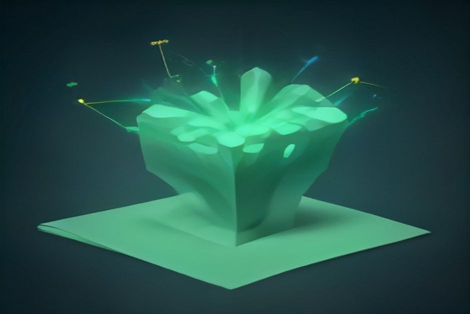 Many small token-cost sparks converging up into one labeled bar per task, a clean upward funnel on dark, one mint-green total at the top, monospace ledger feel