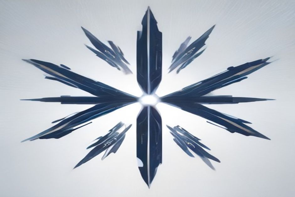 A dense cluster of small capital arrows all bending toward a single control gate that sits between a swarm of autonomous agents and an enterprise's core systems