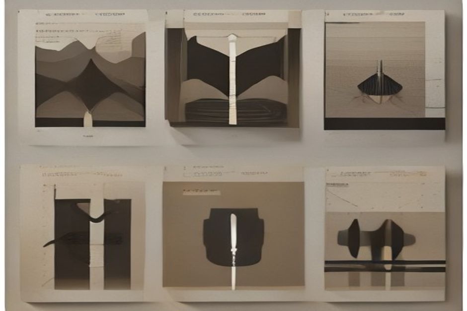 A field split down the middle — on one side a catalog of labeled cards fanned out for browsing, on the other a single gated pipe every arrow is forced to pass through