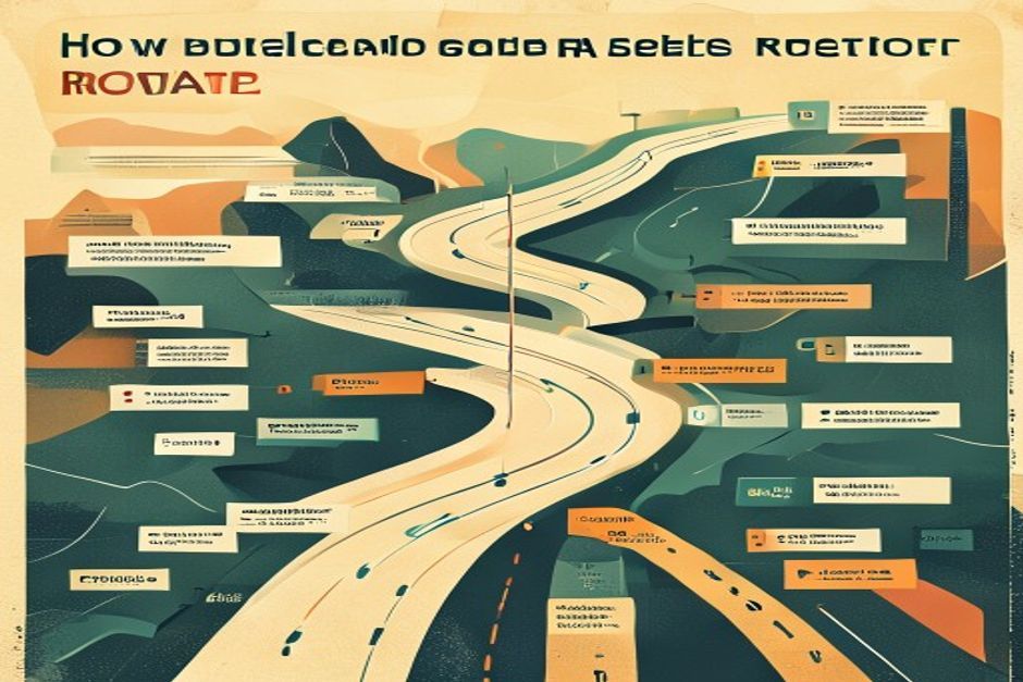 A stream of requests reaching a fork — most flow down a wide cheap lane, a few divert up a narrow express lane to a brighter node