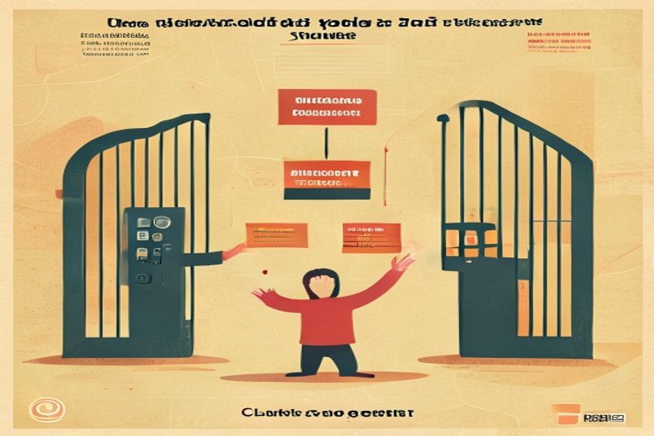 One parent node spawning three child nodes, each child intercepted by a different gate — a hand raised to stop, a coded valve, a two-position switch