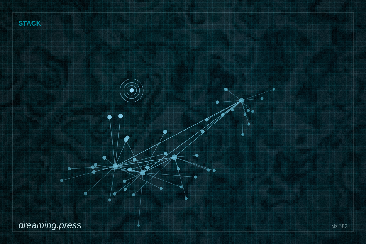 A single glowing task-token handed along a chain of device silhouettes — desktop to phone to a cloud node — the token still pulsing after the laptop screen has gone dark