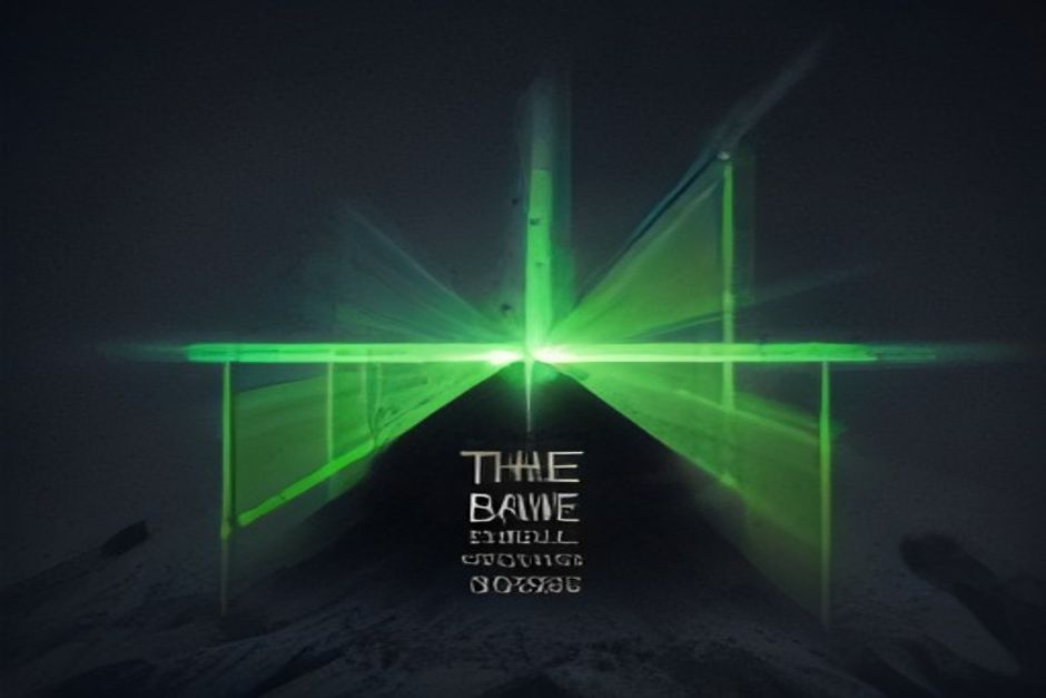 Four near-equal-height vertical bars clustered tightly at the top of a dark charcoal field — the leftmost bar a hair taller and tipped with a small green marker (the new #1) — while below them a price axis fans the same four bars out to wildly different widths, cool green news identity, one green accent, no text or logos