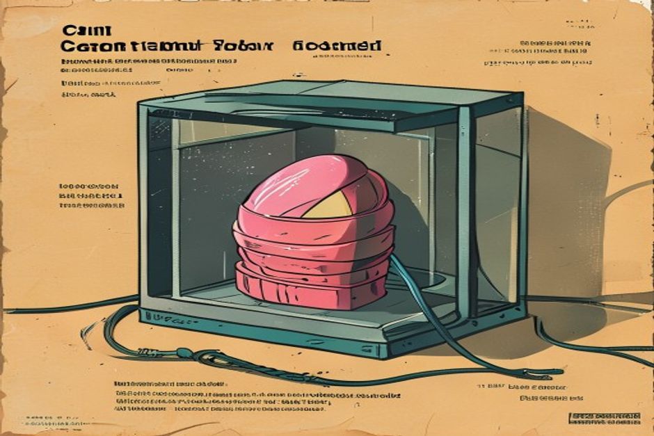 A terminal prompt sealed inside nested locked glass boxes with a severed network cable