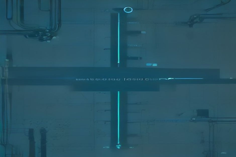 An ordered build pipeline of six labelled stages laid out on a clean technical grid — scaffold, run, eval, deploy, publish, observe — each stage a module snapping into the next toward a lit deploy node, blueprint green