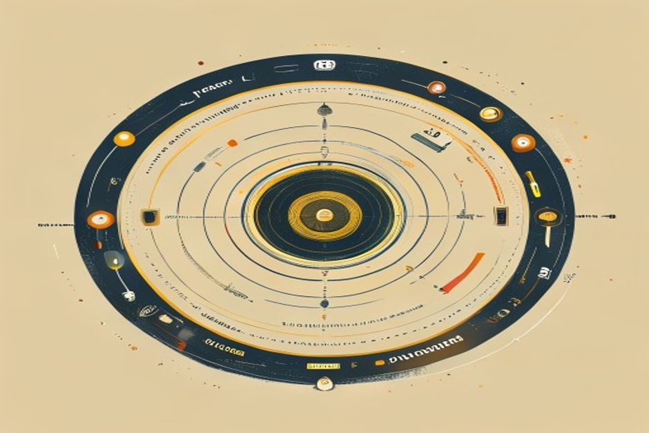 Five concentric rings around a single model core labelled loop, tools, context, guardrails, evals — the outer evals ring drawn faint and dashed while the inner four are solid and bright