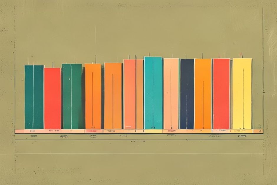 A one-hour timeline bar split into five chapters, two lit bright and three dimmed; crisp editorial palette