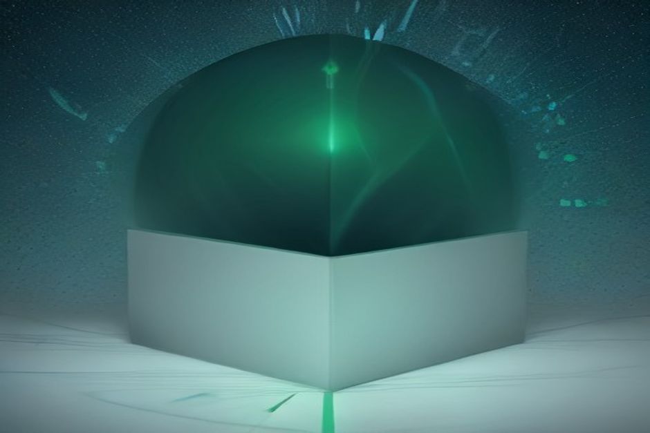 A dark observability canvas where the moment an alert dot goes red an autonomous agent traces a bright path across telemetry, forming and discarding hypotheses, ending at a single proposed fix, mint-green accents on charcoal