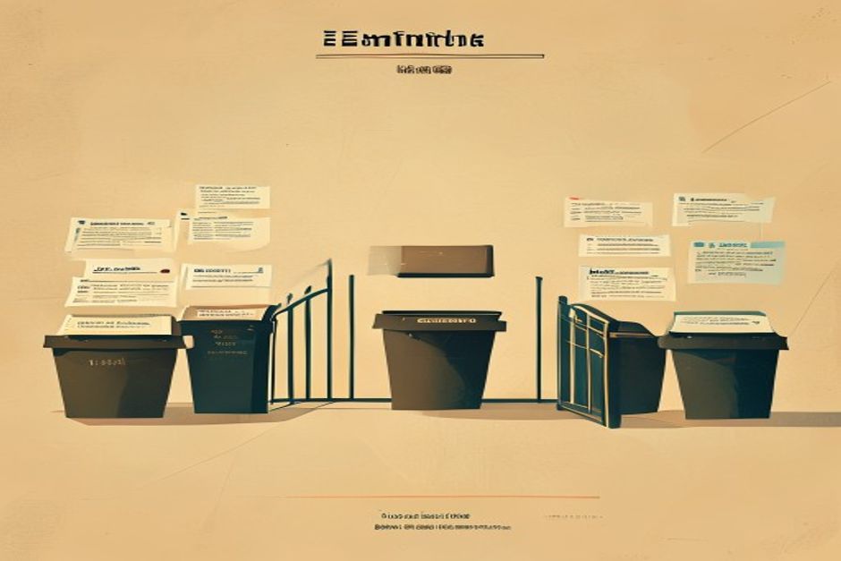 A set of queries flowing left to right, each sorted into a small cheap bin or a large expensive bin by a gate in the middle