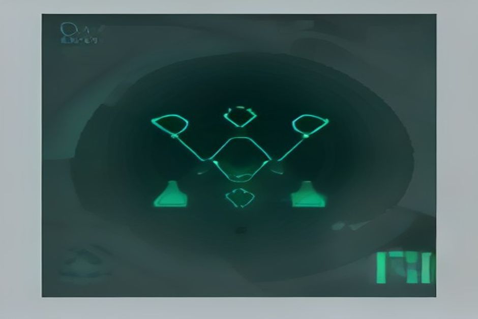 A single local machine hosting an agent loop, an OpenAI-compatible endpoint glowing on localhost, tool calls cycling back on themselves, private and self-contained, cold graphite with one green active-model node