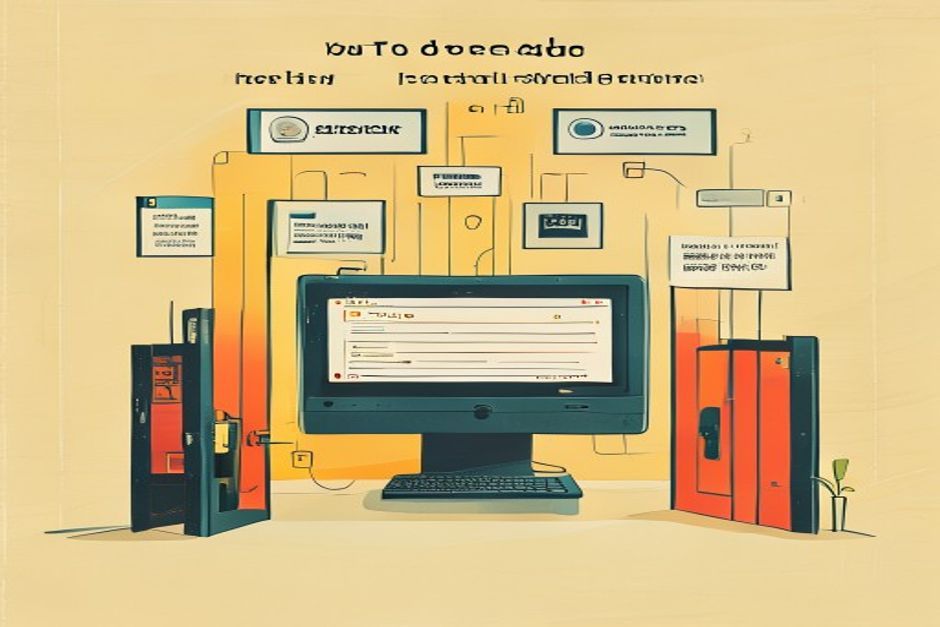 A single terminal prompt cursor branching into small labeled gates — read, write, edit, run — each gate a thin door that opens only when a hand touches it
