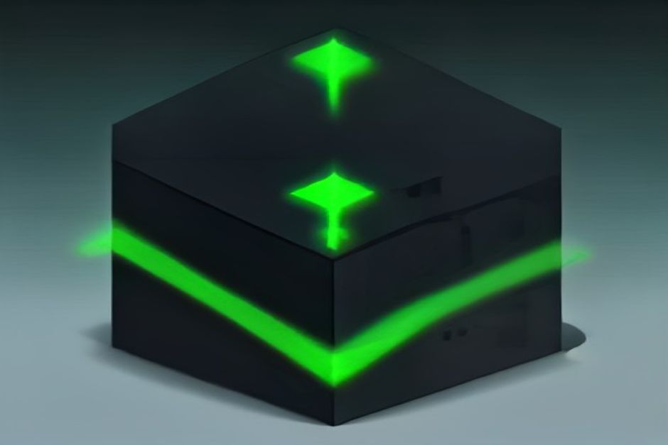 Three stacked test harnesses inspecting a single dark server box — an interactive panel, a headless command line with a green exit-code check, and a code assertion — cold green marks against dark