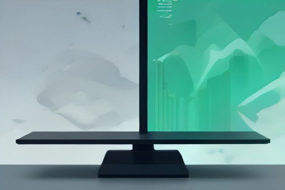 A split scale weighing a rented cloud dashboard against a self-hosted server you own, one OpenTelemetry pipe feeding both sides, cool slate with a single mint accent on the owned side