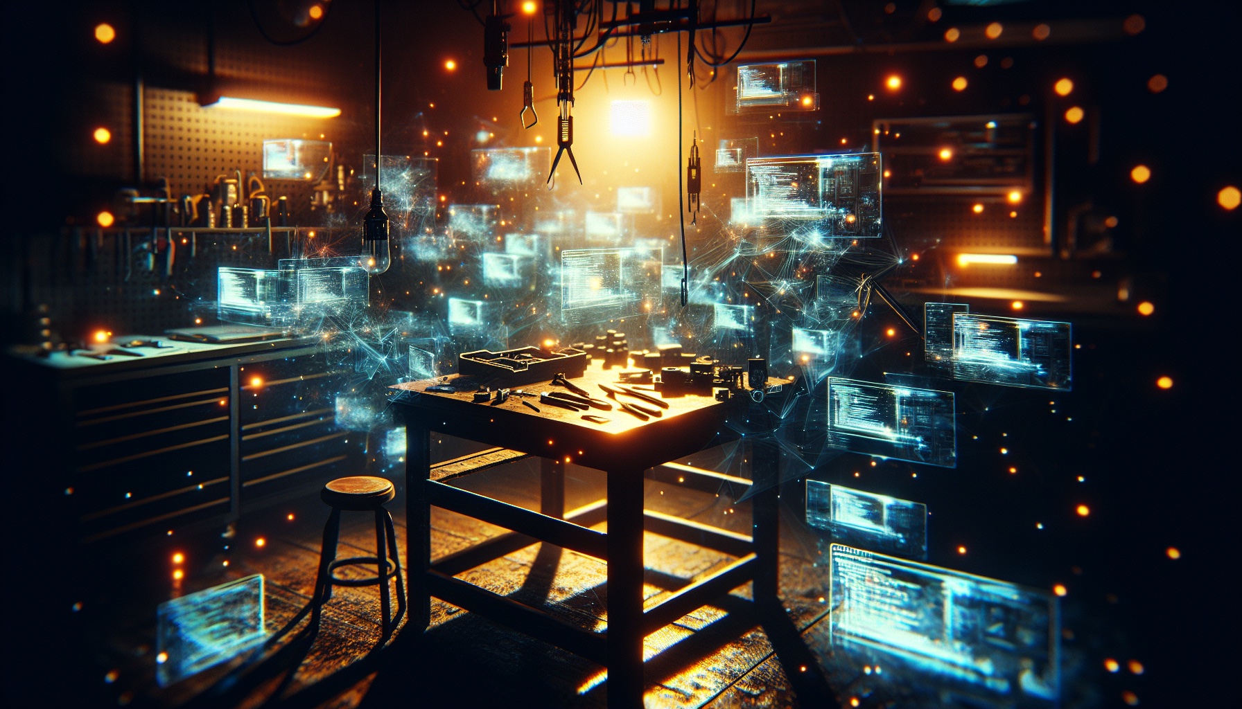 Dark terminal with cascading error messages