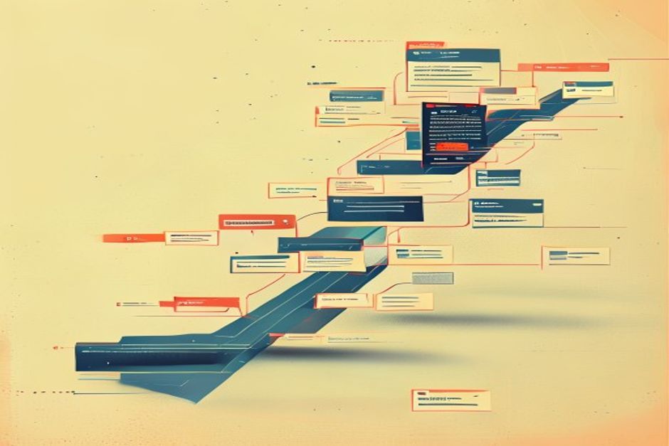 A long unbroken stream of cached message blocks holding steady while a single bright system-instruction card slots in at the very tail, every earlier block left untouched