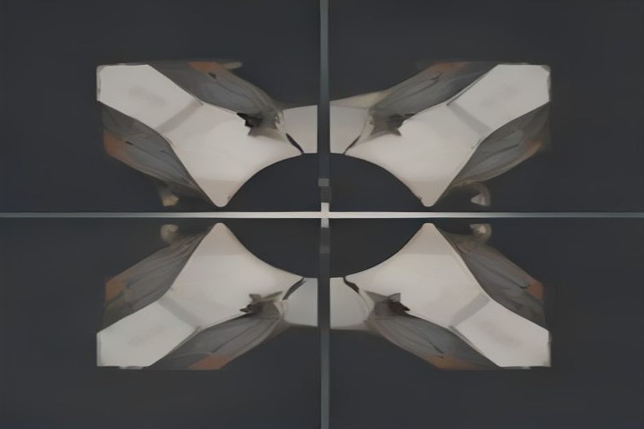 Four terminal windows fanned out from a single blinking cursor, one window feeding a data cable back to a server, the others sealed
