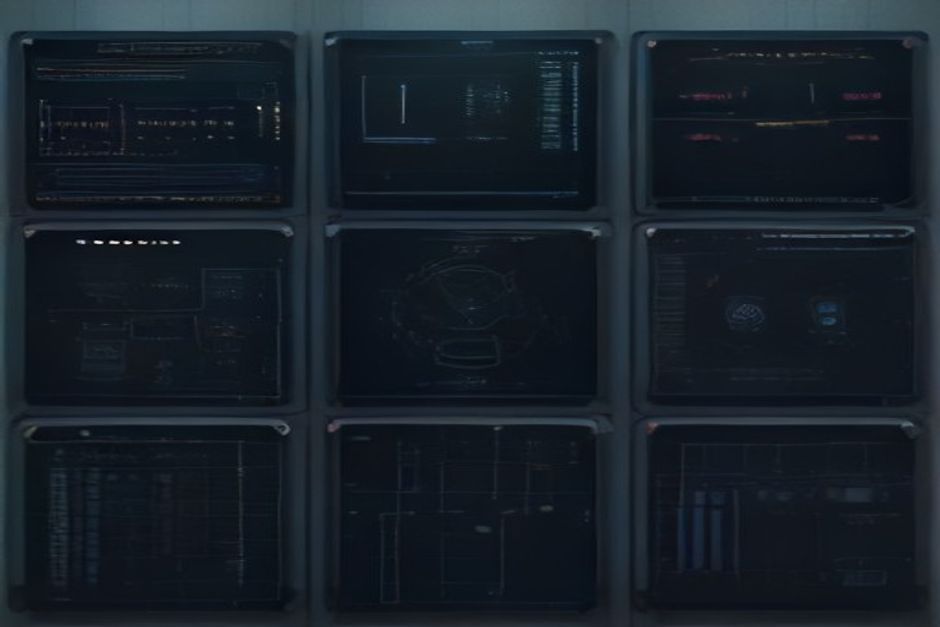 Three control panels feeding one shared silicon engine at the bottom — the leftmost a single glowing command line, the middle a full graphical dashboard of dials and model tiles, the rightmost a bare exposed circuit board with hand-set switches, all three cables converging into one GGUF core, cool steel and mint accents