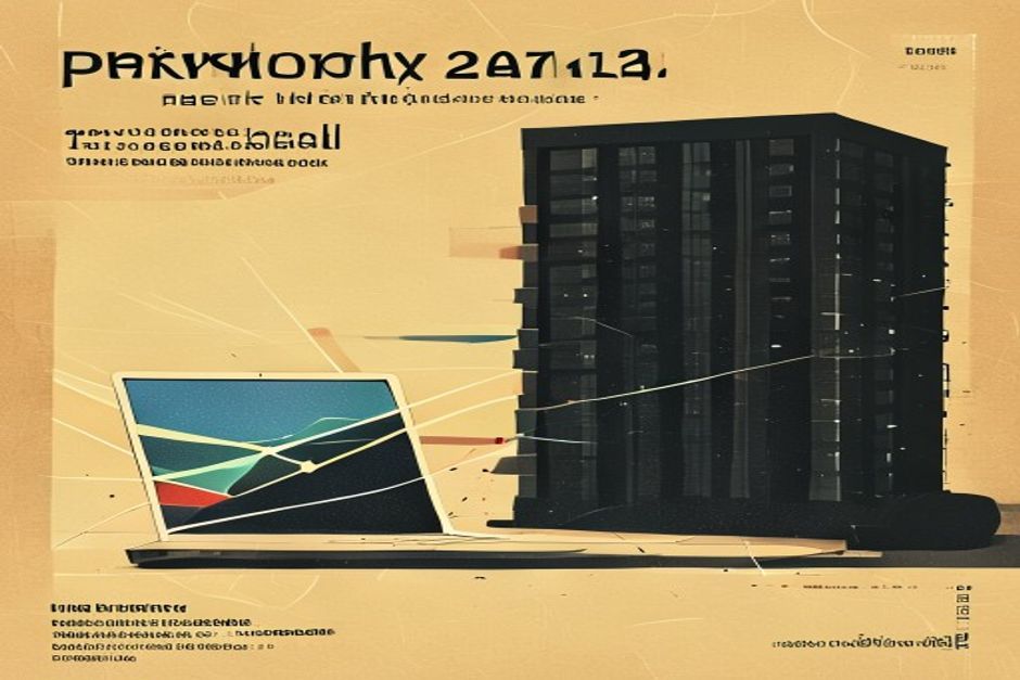 A laptop-sized silhouette outrunning a datacenter rack, a sparse checkerboard attention grid with most cells dimmed and only a narrow diagonal band lit