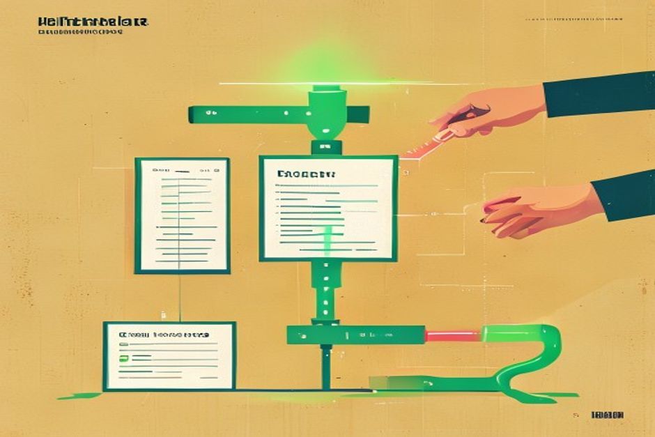 A linter dial snapping from 59 to 413 as a green pipeline light flips to red, then a hand pinning it back to green