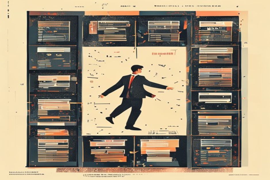 A single agent step frozen mid-failure, exploded into seven labeled capture slots — prompt, tools, decision, result — each lit like an evidence locker drawer