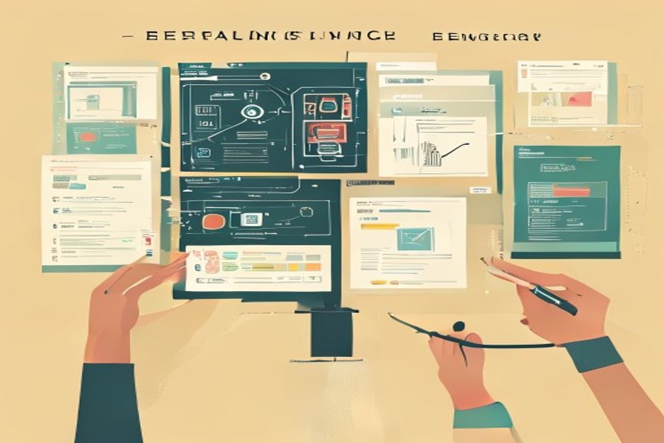 An AI agent connector plugging into four creative-software windows — a 3D scene, a game editor, a design canvas, a procedural node graph — while a human hand keeps hold of a pen over the final frame