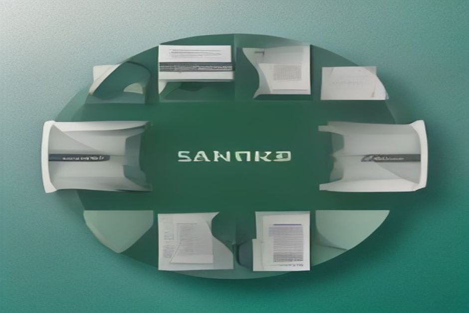 A single deal-closing handshake gated behind a checklist of five stamped documents, monospace ticks turning green one by one, a security shield watermark, stark grid