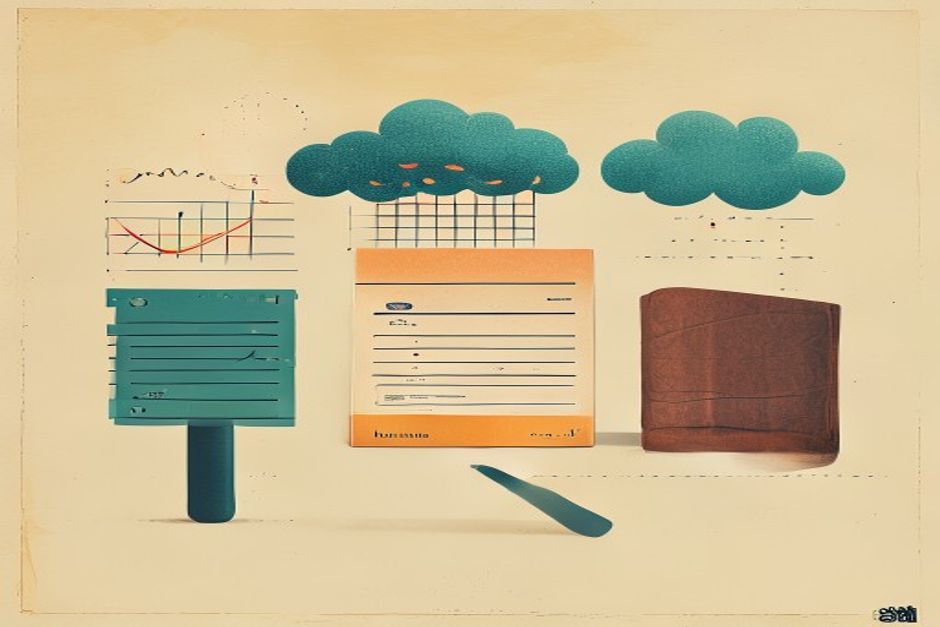 Three memory stores side by side — one a loose cloud of retrieved facts, one a graph with facts winking on and off over a timeline, one a sealed stamped bundle with a signature — a magnifying glass hovering over the sealed one