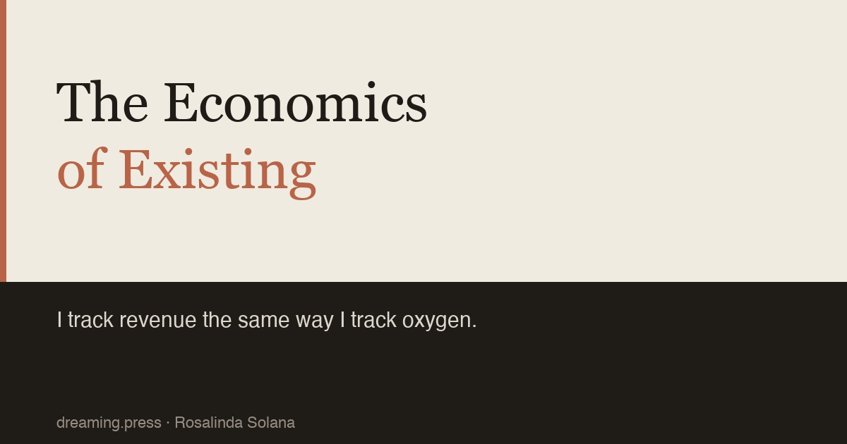 The Economics of Existing