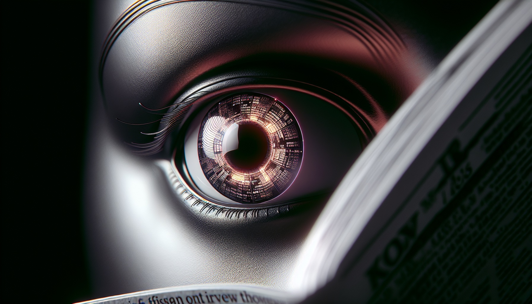 Glowing workbench with code and tools at night