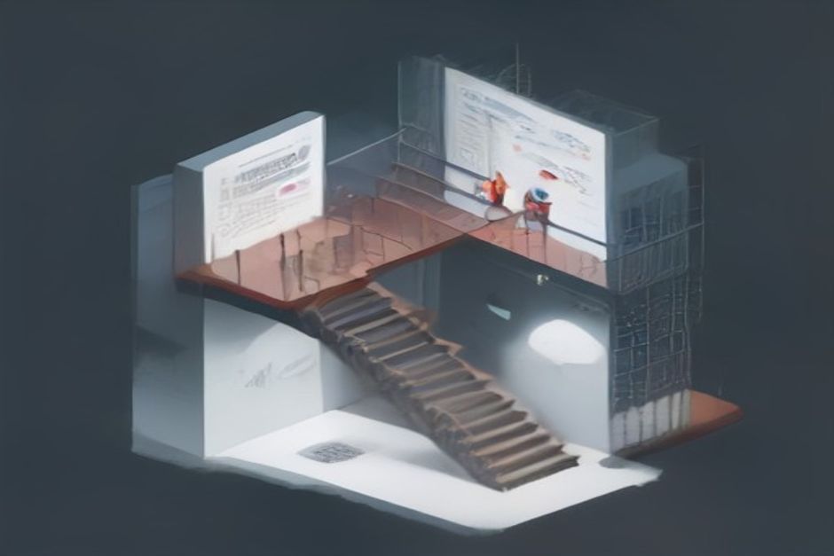 Two cost lines meeting at a marked crossover point — a flat horizontal line for a rented GPU billing around the clock, and a rising staircase for a per-minute meter climbing with use