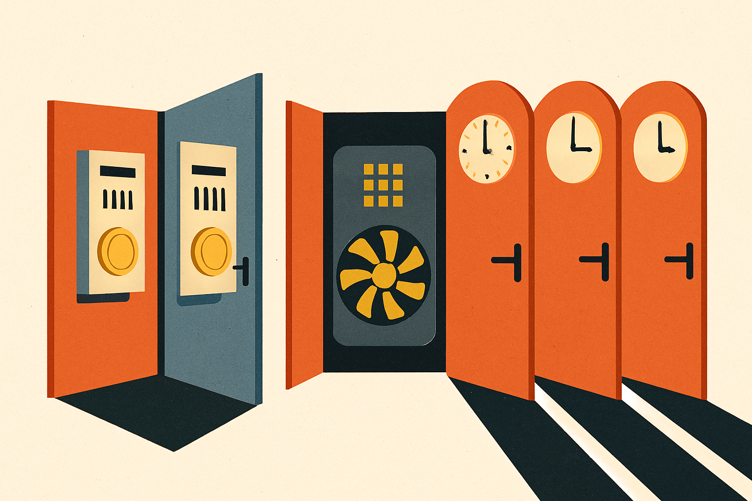 Five doors onto the same GPU, two metered by the token and three metered by the minute